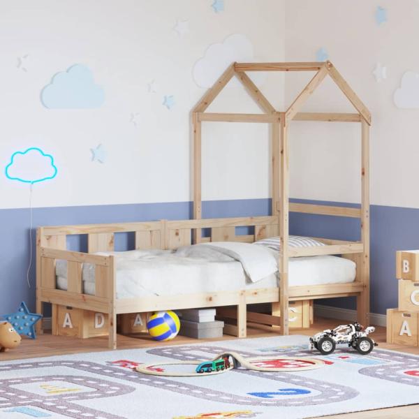 ARDEBO.de - Tagesbett mit Dach 80x200 cm Massivholz Kiefer