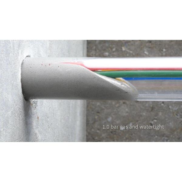 Filoform GT MD1 FttH Mehrfach-Hauseinführung Kabel Ø 4x12,5/1x20mm, Bohrung Ø 32-50mm (80216)