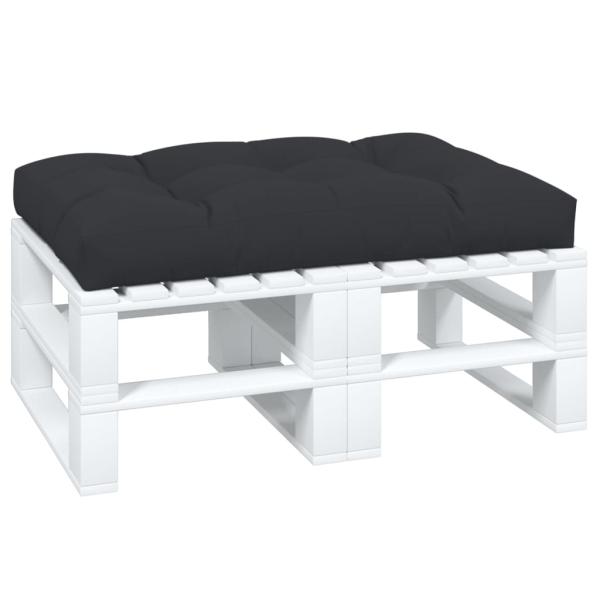 ARDEBO.de - Palettenkissen Schwarz 120x80x12 cm Stoff