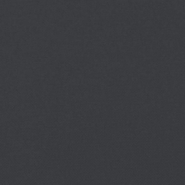 Palettenkissen Schwarz 120x80x12 cm Stoff