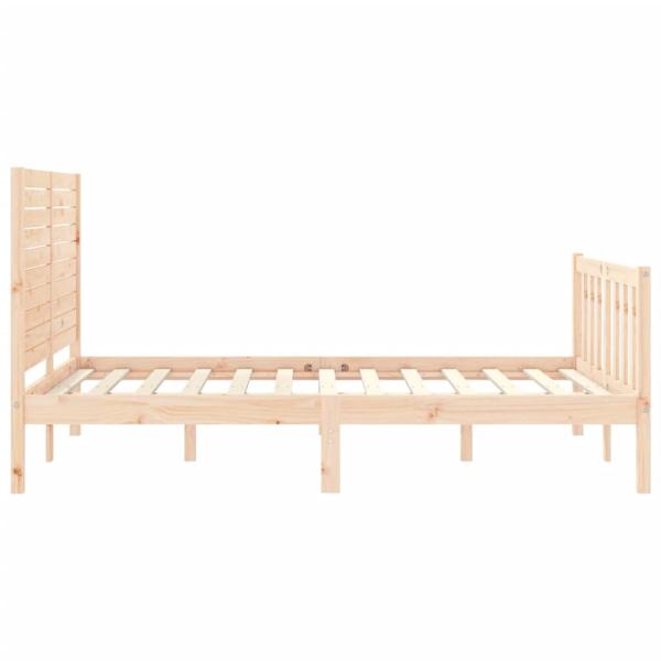 Massivholzbett ohne Matratze 140x190 cm Kiefernholz