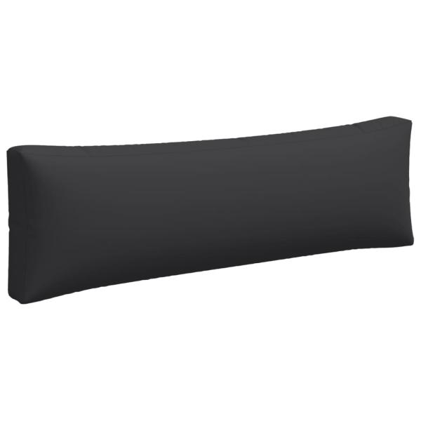 Palettenkissen 3-tlg. Schwarz Stoff