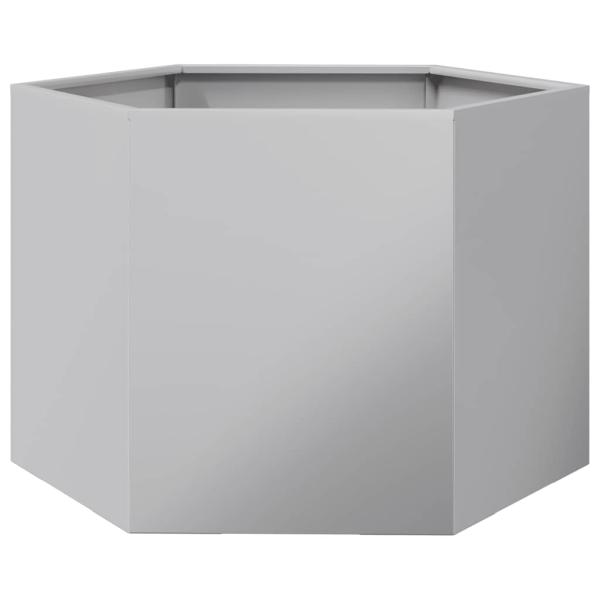 Pflanzkübel Sechseckig 69x60x45 Verzinkter Stahl