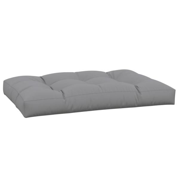 Palettenkissen Grau 120x80x12 cm Stoff