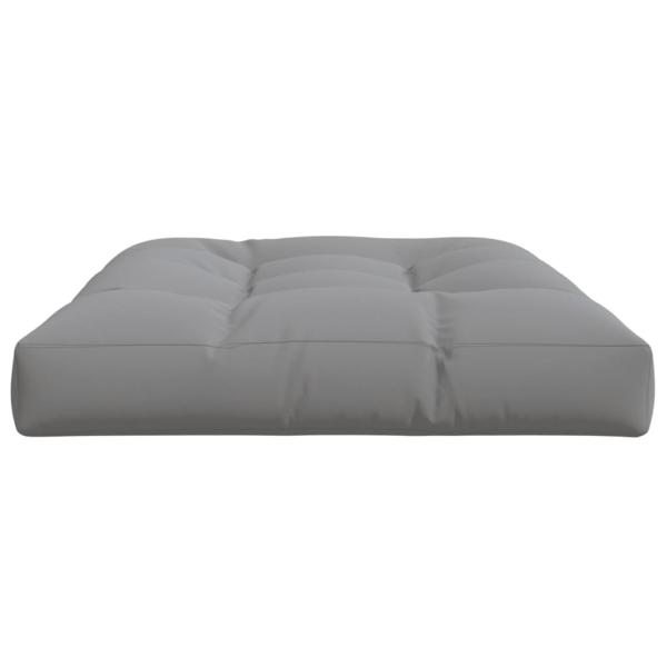 Palettenkissen Grau 120x80x12 cm Stoff