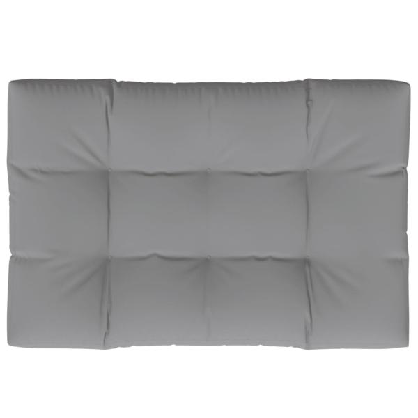 Palettenkissen Grau 120x80x12 cm Stoff