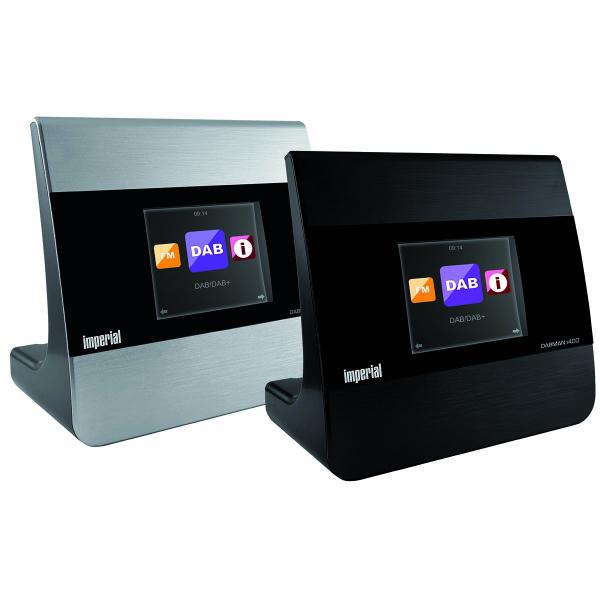 DABMAN i400 Kompaktes Hybridradio DAB+ / FM / Internet / Bluetooth Schwarz