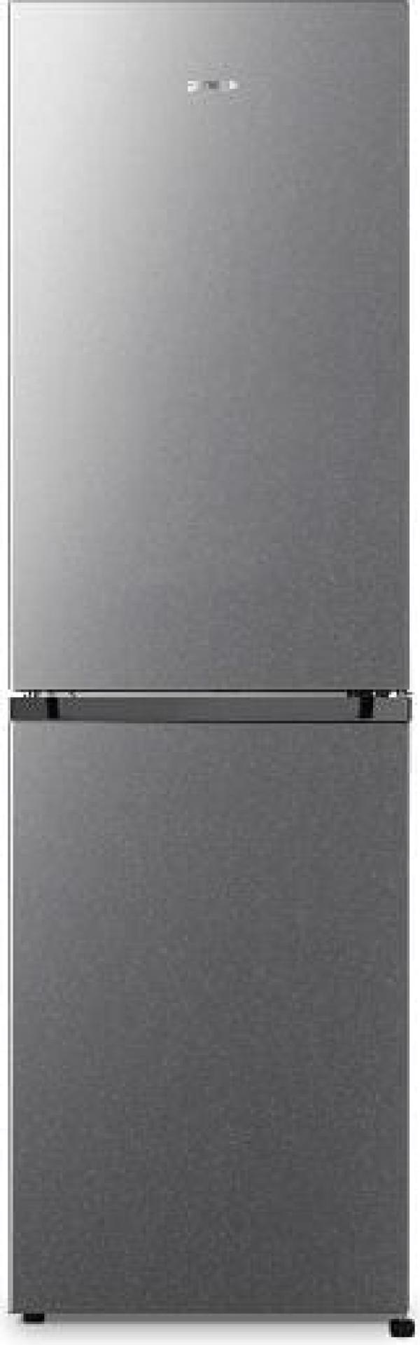 ARDEBO.de Gorenje NRK418DCS4 Stand Kühl-Gefrierkombination, 55 cm breit, 256 L, EggTray, LED Beleuchtung, EcoMode, grau