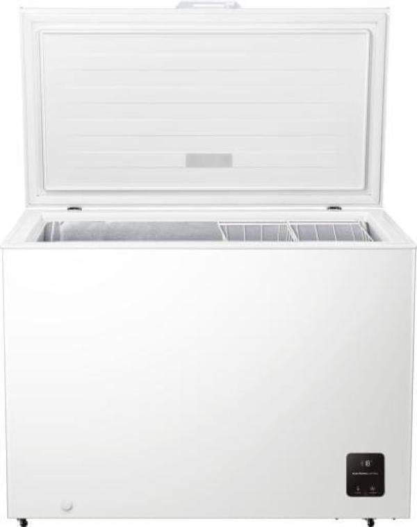 ARDEBO.de Gorenje FH30EAW Stand Gefriertruhe, 111,4 cm breit, 297 L, FastFreeze, FreezeProtect, Deckelschloss, weiß
