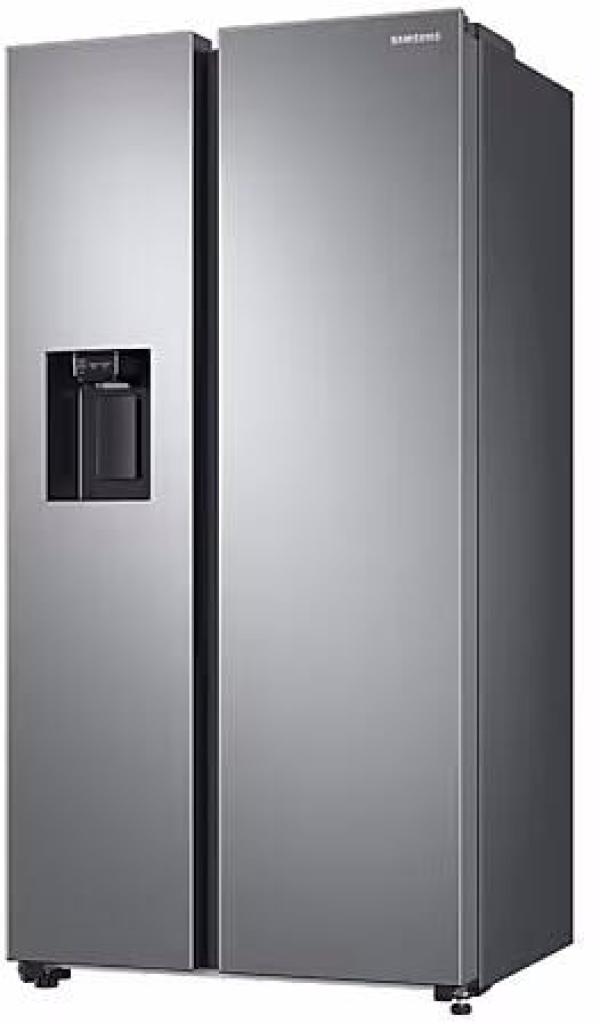 Samsung RS6GA854CSL/EG Side-by-Side Kombination, 91,2 cm breit, 635L, NoFrost+, Wassertank, Wasserspender, Eiswürfel, Crushed Ice, Twin Cooling, Edelstahloptik