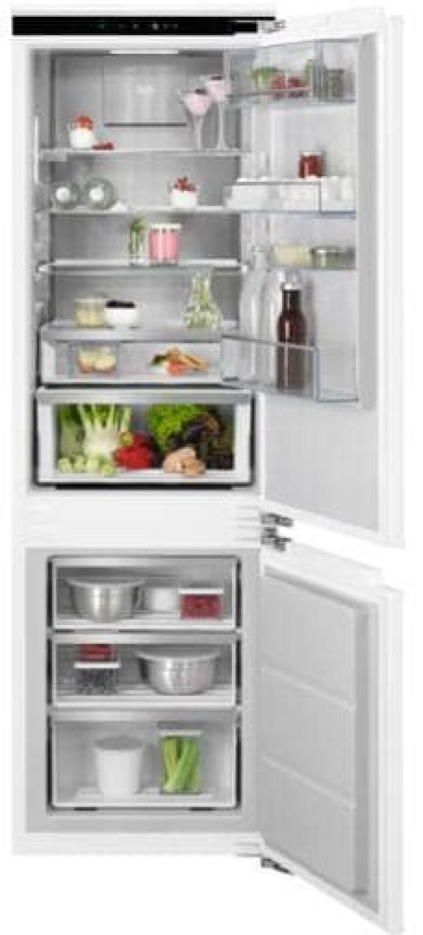 ARDEBO.de AEG TSC8M183DC Einbau Kühl-Gefrierkombination, Nischenhöhe 178 cm, 245 L, NoFrost, Festtür, LED Beleuchtung, ExtraChill Schublade