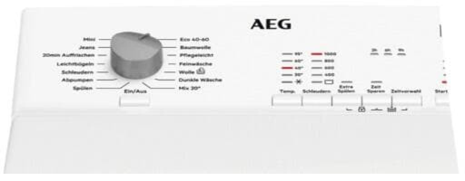 AEG L5TBB30060 6kf Toplader Waschmaschine, 40 cm breit, 1000 U/Min, Nachlegefunktion, Kindersicherung, Startzeitvorwahl, weiß