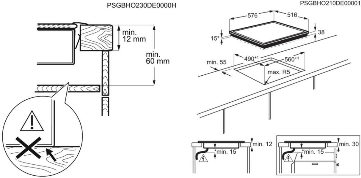AEG KOMBI2025 EEK: A Herdset mit Glaskeramikkochfeld (OU5AE10CM + HE604062XB), 60 cm breit, 65 L, OptiFrame, Edelstahl Antifingerprint