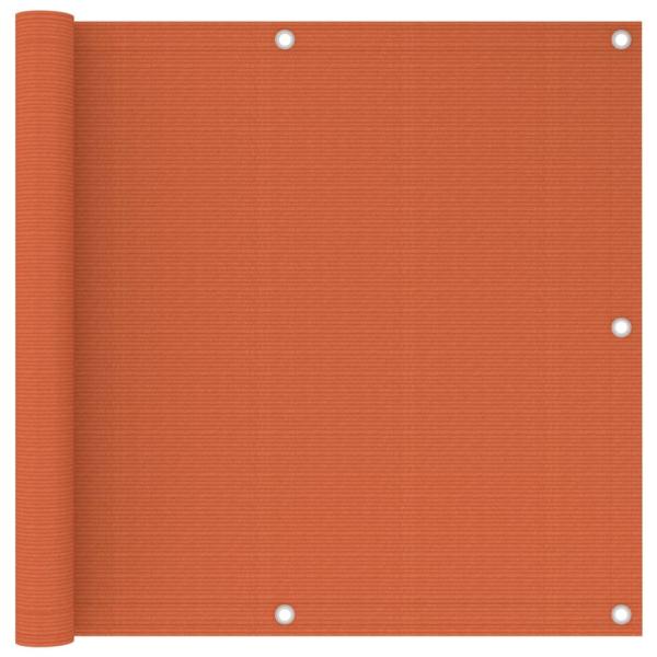 ARDEBO.de - Balkon-Sichtschutz Orange 90x500 cm HDPE