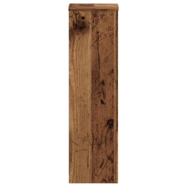 Pflanzenständer 2 Stk. Altholz-Optik 17x17x60 cm Holzwerkstoff