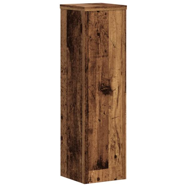 Pflanzenständer 2 Stk. Altholz-Optik 17x17x60 cm Holzwerkstoff