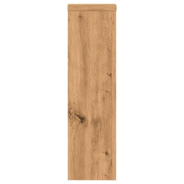 Pflanzenständer 2 Stk. Artisan-Eiche 17x17x60 cm Holzwerkstoff