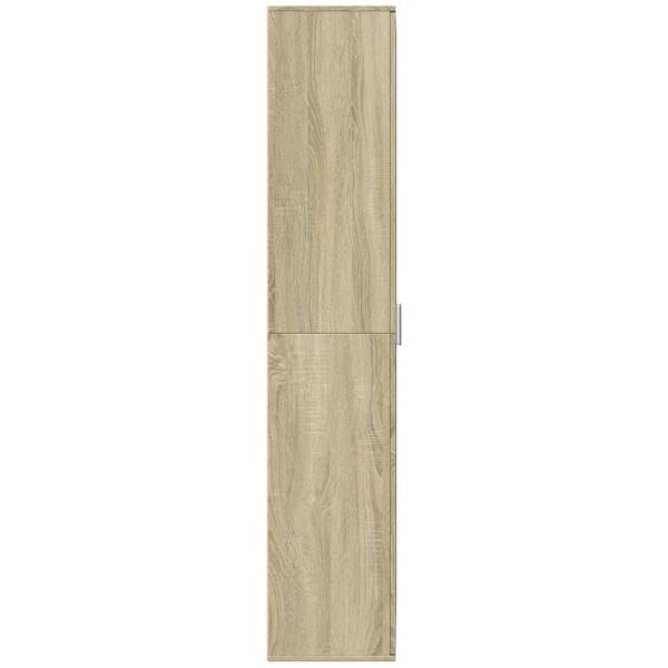 Highboard Sonoma-Eiche 70x35x180 cm Holzwerkstoff