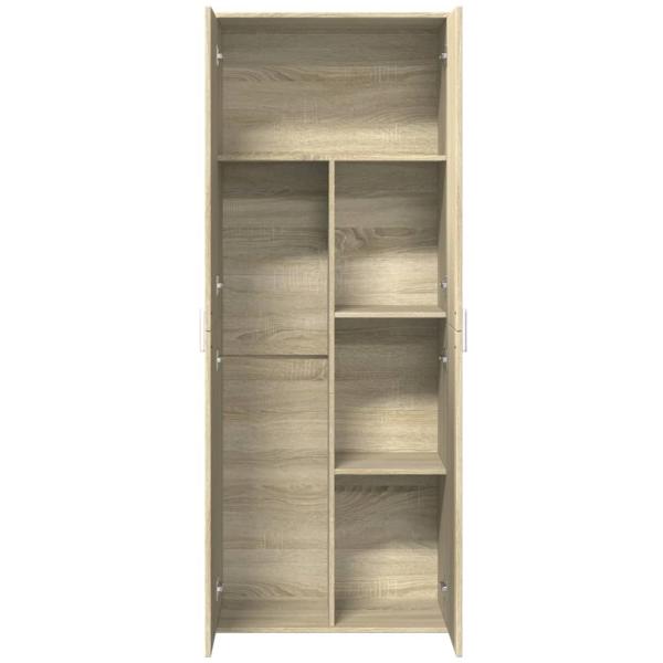 Highboard Sonoma-Eiche 70x35x180 cm Holzwerkstoff