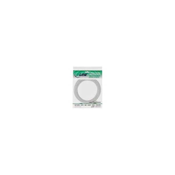 InLine® LWL Simplex Kabel, FTTH, LC/APC 8° zu LC/APC 8°, 9/125µm, OS2, 20m (88220)