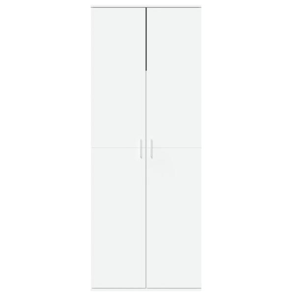 Highboard Weiß 70x35x180 cm Holzwerkstoff