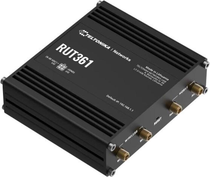 Teltonika RUT361 LTE Cat 6 Router, 4G LTE (RUT361100000)