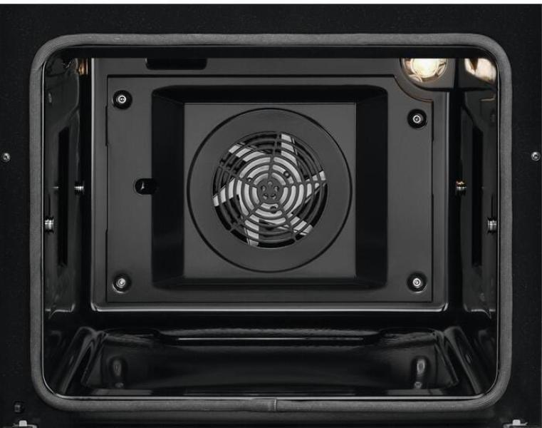 AEG CCB6446BBW EEK: A Standherd mit Glaskeramikkochfeld, 60 cm breit, 73 L, Versenkknebel, Geschirrwagen, 7 Beheizungsarten, Touchbedienung, weiß