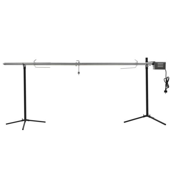 ARDEBO.de - Automatischer Grillspieß mit Motor Edelstahl 207×45×81 cm