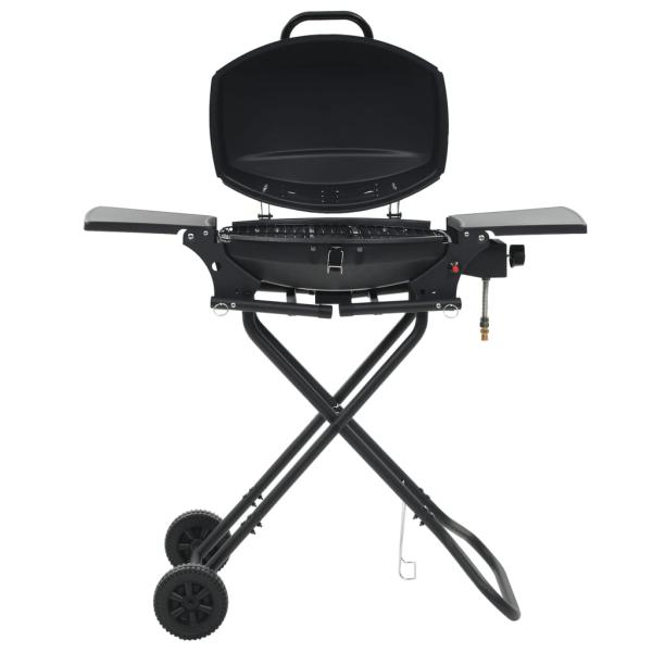 ARDEBO.de - Gasgrill Tragbar mit Kochzone Schwarz