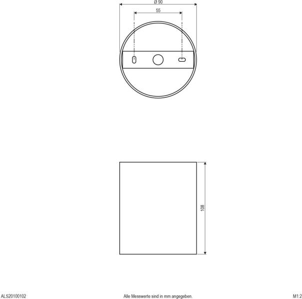 EVN Deckenanbau, kardanisch schwenkbar, rund, IP20, 200-240V, 10W, 3000K, 900lm, weiß (ALS20100102)