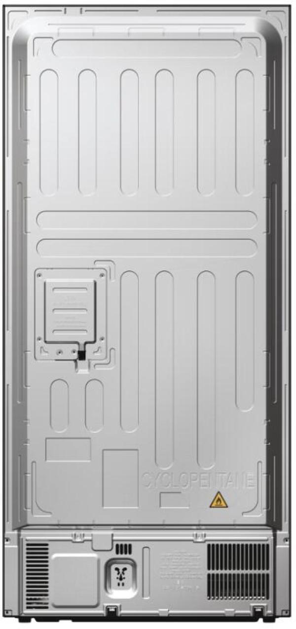 Haier HCR7818DWPT Stand Side-by-Side Kombination, 83,3 cm breit, 463 L, NoFrost, Humidity Zone, Wassertank, Wasserspender, Day Light LED, Slate black