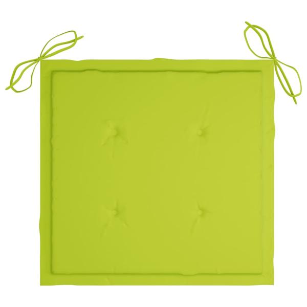 Klappbare Gartenstühle 6 Stk. mit Kissen Massivholz Akazie
