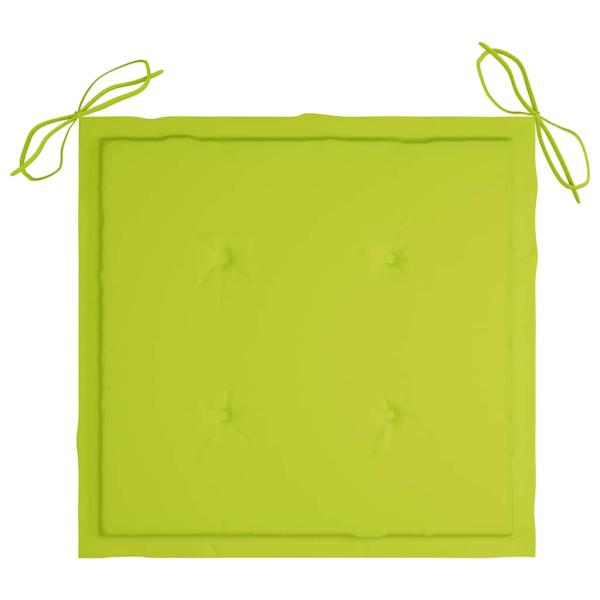 Klappbare Gartenstühle 6 Stk. mit Kissen Massivholz Akazie