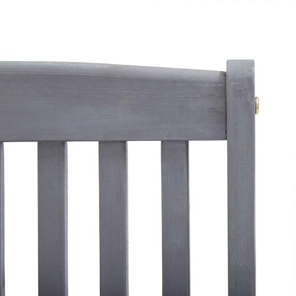 Klappbare Gartenstühle 6 Stk. mit Sitzkissen Massivholz Akazie