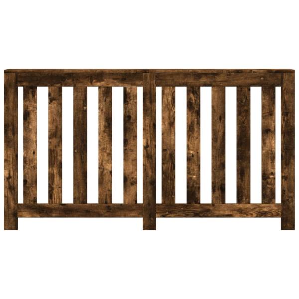Heizkörperverkleidung Räuchereiche 149x20x82 cm Holzwerkstoff