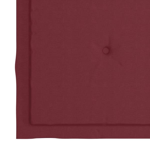 Gartenstuhl-Kissen 6 Stk. Weinrot 50x50x3 cm Oxford-Gewebe