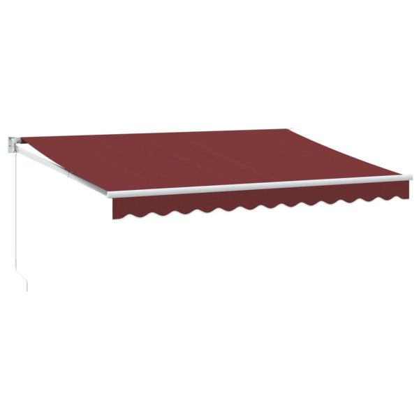Markise Manuell Weinrot 350x250 cm