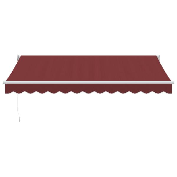 Markise Manuell Weinrot 350x250 cm