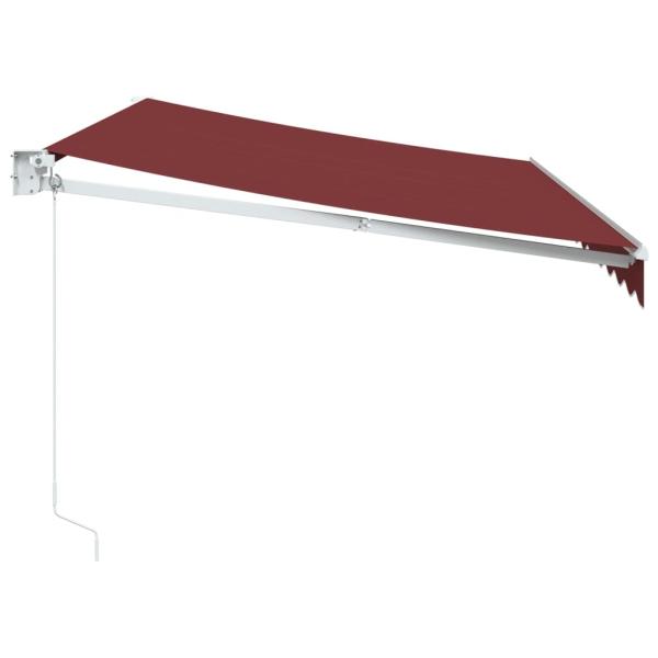 Markise Manuell Weinrot 350x250 cm