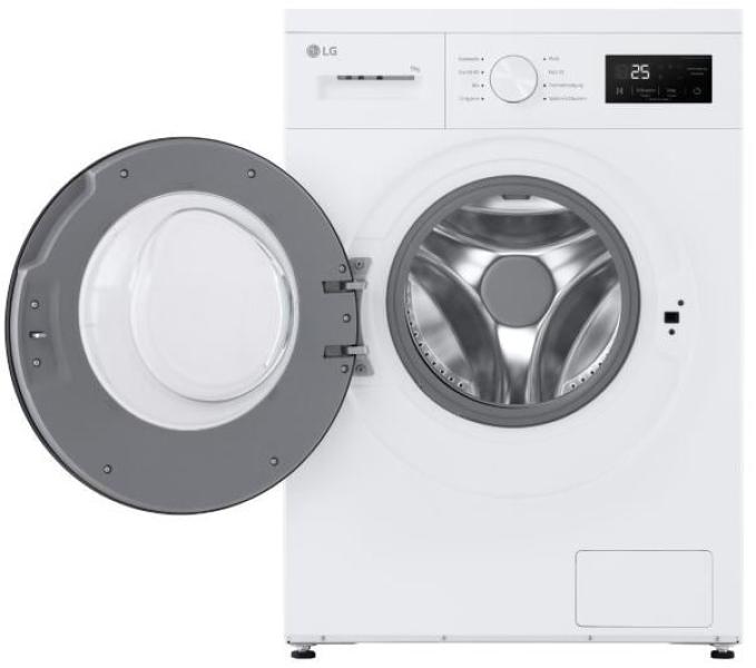 LG F4WB2095 9kg Frontlader Waschmaschine, 60 cm breit, 1400 U/Min, AquaStop, Kindersicherung, Waschmitteldosierung, Nachlegefunktion, weiß