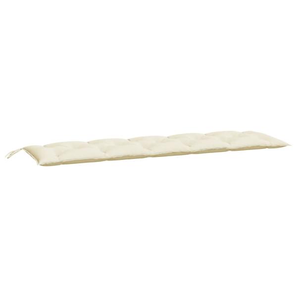 Gartenbank-Auflage Creme 180x50x7 cm Oxford-Gewebe