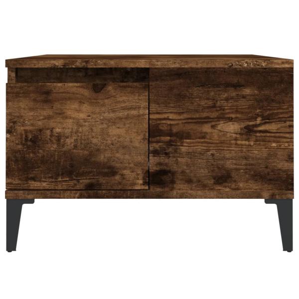 Couchtisch Räuchereiche 55x55x36,5 cm Holzwerkstoff