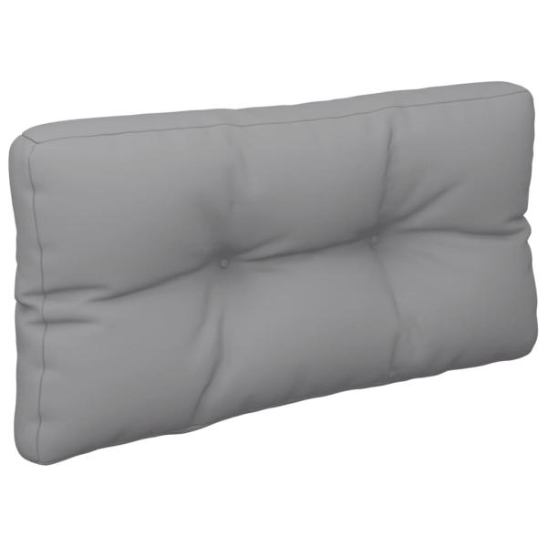 Palettenkissen Grau 80x40x12 cm Stoff