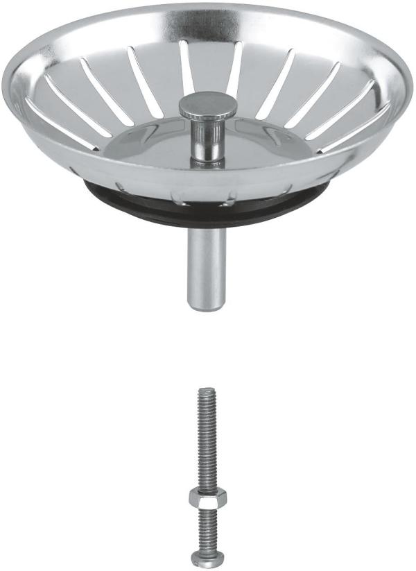 ARDEBO.de GROHE 42576 Stopfen für Küchenspüle, edelstahl gebürstet (42576SD0)