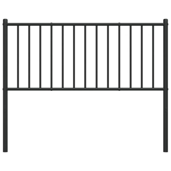 Kopfteil Metall Schwarz 75 cm