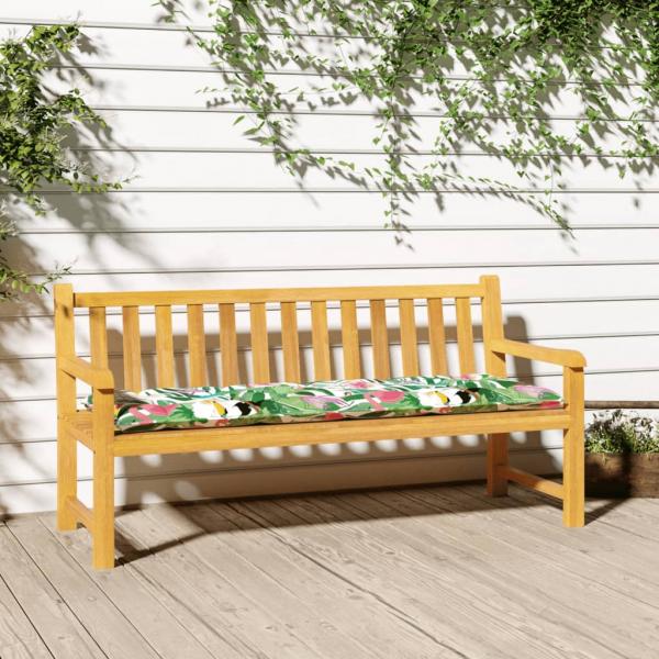 ARDEBO.de - Gartenbank-Auflage Mehrfarbig 150x50x7 cm Oxford-Gewebe