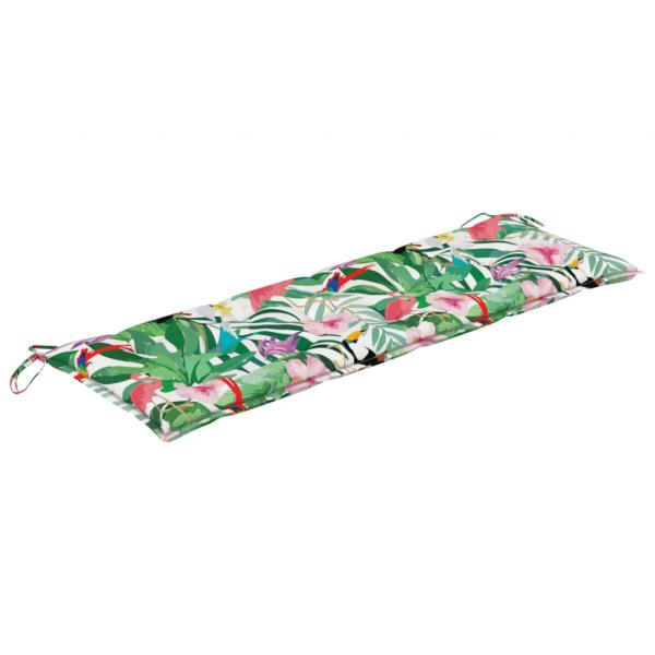 Gartenbank-Auflage Mehrfarbig 150x50x7 cm Oxford-Gewebe