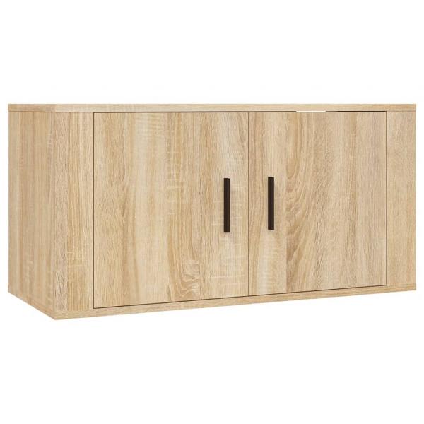 2-tlg. TV-Schrank-Set Sonoma-Eiche Holzwerkstoff