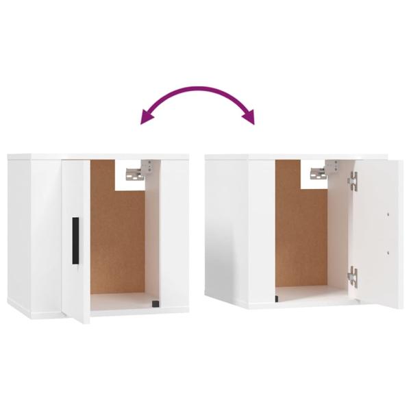 ARDEBO.de - 3-tlg. TV-Schrank-Set Weiß Holzwerkstoff