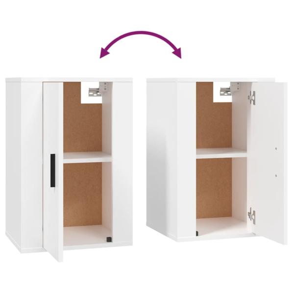 2-tlg. TV-Schrank-Set Weiß Holzwerkstoff